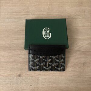 Goyard Black and White Card Holder